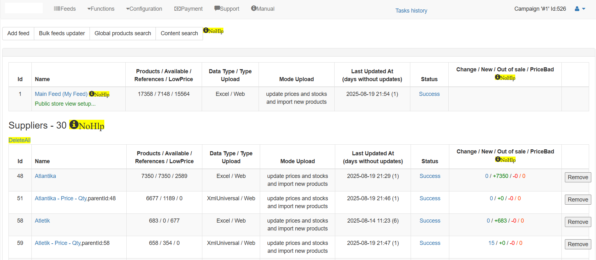 Shopify Import Tool Dashboard